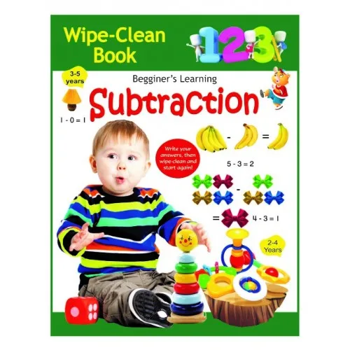 BOOK WIPE CLEAN SUBTRACTION