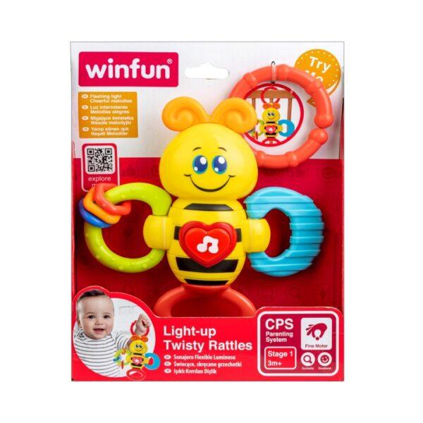 WINFUN L/UP TWISTY RATTLE BEE