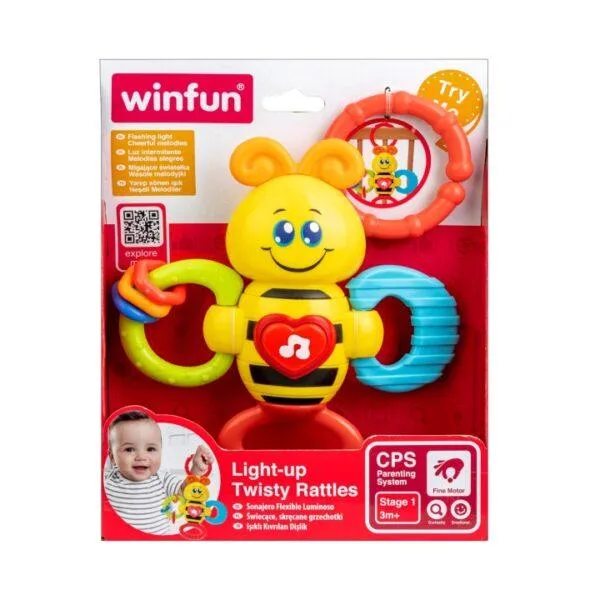 WINFUN L/UP TWISTY RATTLE BEE