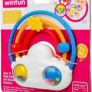 Winfun Glow and Slide Rattle with Melody Rainbow