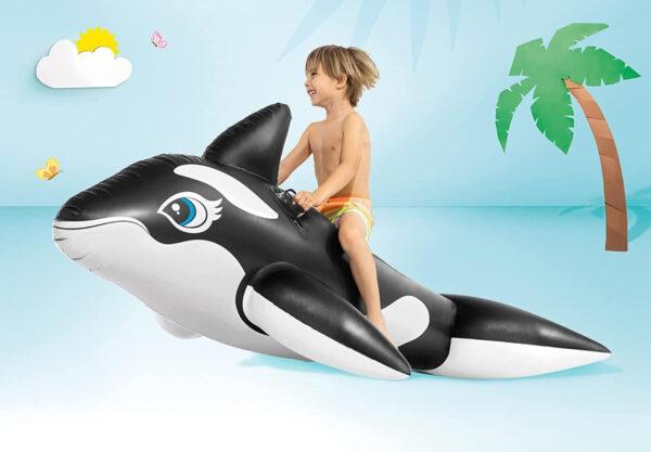 INTEX RIDE ON WHALE BLACK LARGE