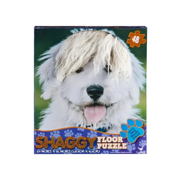 FLOOR PUZZLE SHAGGY WITH HAIR 48PC
