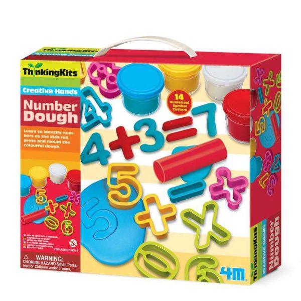 4M CREATIVE HANDS NUMBER DOUGH 4715