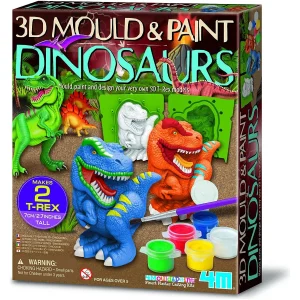 4M 3D MOULD & PAINT DINOSAURS 4777