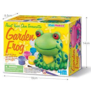 4M PAINT YOUR OWN TERRACOTTA GARDEN FROG