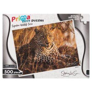 PUZZLE COLLAGE WILD LIFE LEOPARD 500PC 22443