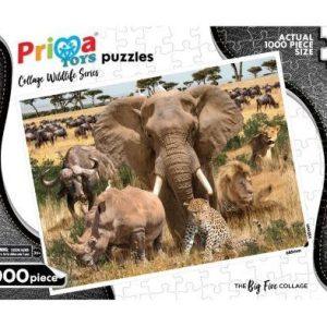 PUZZLE COLLAGE WILD LIFE 1000PC 22444