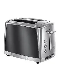 RUSSELL HOBBS LUNA TOASTER MOONLIGHT GREY  2 SLICE 23221-70SA