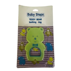 BABY TEETHING RING BEAR