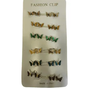 HAIR PINS BUTTERFLY 12S