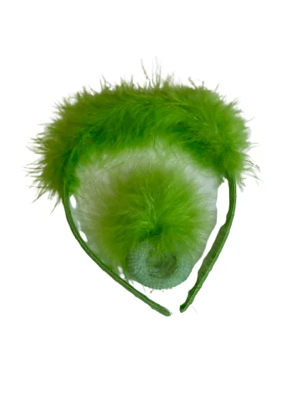 ALICE BAND WITH FURR AND BEADS