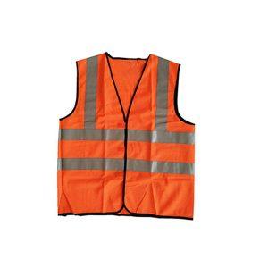 ADULT SECURITY VEST ORANGE VELCRO