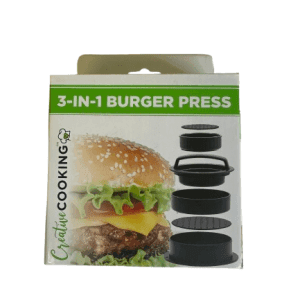 CREATIVE COOKING 3IN1 BURGER PRESS