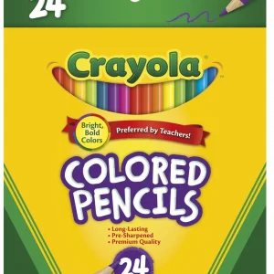 CRAYOLA COLOURED PENCILS 24S