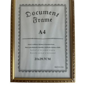 PHOTO FRAME A4 23X30CM GOLD