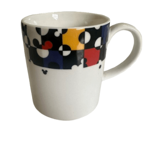 DISNEY MICKEY MOUSE MUG STRIPES
