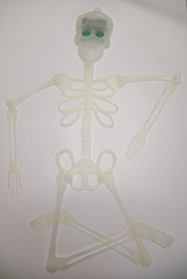 HALLOWEEN SKELETON GLOW IN THE DARK 90CM