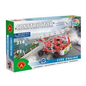 CONSTRUCTOR METAL TOY FIRE ENGINE 314 PCE