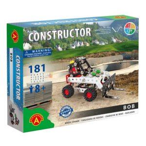 CONSTRUCTOR METAL TOY WHEEL LOADER BOB 181 PCE