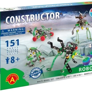 CONSTRUCTOR METAL TOY 4 IN 1 ROBOTS 151 PCE