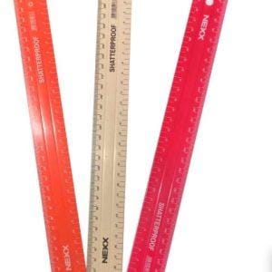 RULER 30CM SHATTERPROOF NEXX