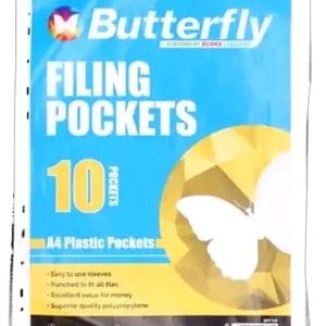 FILING SLEEVES BUTTERFLY PACK OF 10