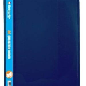 QUOTATION FOLDER BUTTLERFLY (ASSORTED COLOURS)