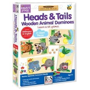 HEADS & TAILS DOMINOES WOODEN RGS5193